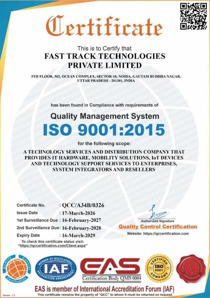 ISO certification 1